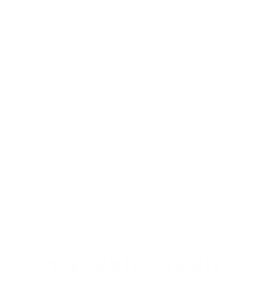 two rackets crossing Squash Logo